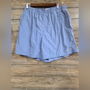 Columbia Men's Backcast III Blue Elastic Waist Water Shorts Size Medium